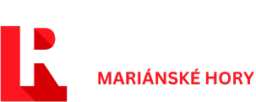 Světlé logo firmy razítka Mariánské Hory